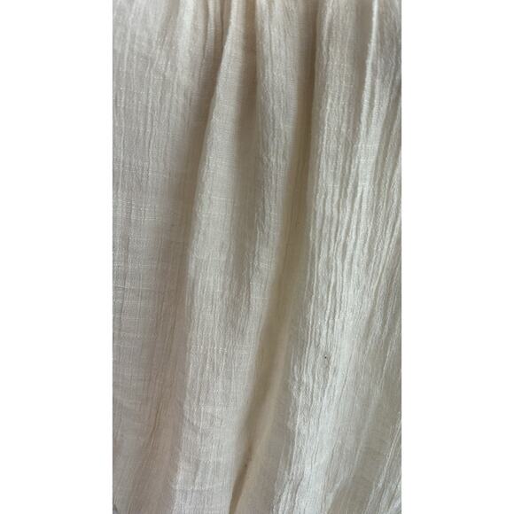 Blu Pepper Crop Top Women Large Boho Off Shoulder Snake Skin Balloon Sleeves Y2K - Picture 6 of 8